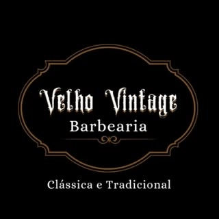Logotipo da empresa VELHO VINTAGE BARBEARIA