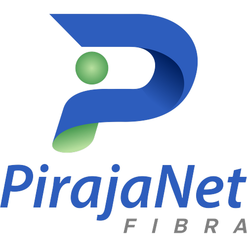 Logotipo da empresa PIRAJANET SERVICOS E COMERCIO - ME