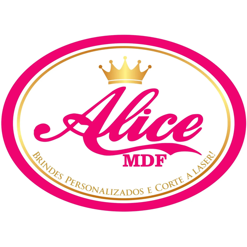 Logotipo da empresa ALICE ARTEFATOS EM MDF