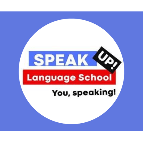 Logotipo da empresa SPEAK UP! IDIOMAS