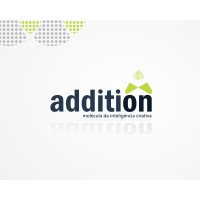 Logotipo da empresa ADDITION - MOLECULA DA INTELIGENCIA CRIATIVA