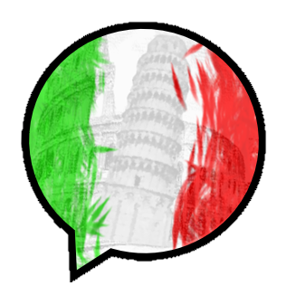 Logotipo da empresa ITALIANO COM A PRISCILLA