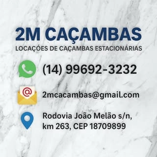 Logotipo da empresa 2M CACAMBAS