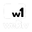 Logotipo da empresa W1 WEBTV
