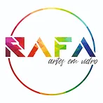 Logotipo da empresa RAFA - ARTES EM VIDRO