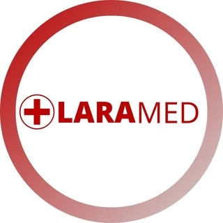 Logotipo da empresa LARAMED