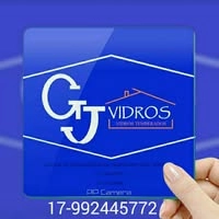 Logotipo da empresa GJ VIDROS