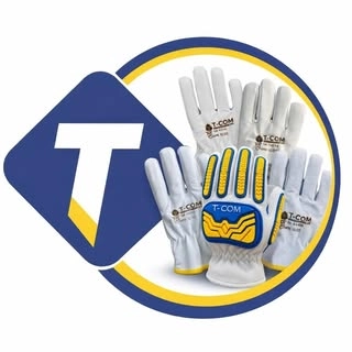 Logotipo da empresa T-COM LUVAS