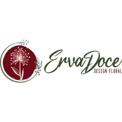 Logotipo da empresa ERVA DOCE DESIGN FLORAL