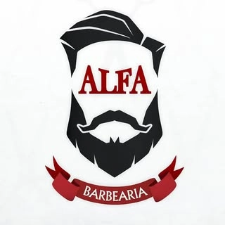 Logotipo da empresa ALFA BARBEARIA