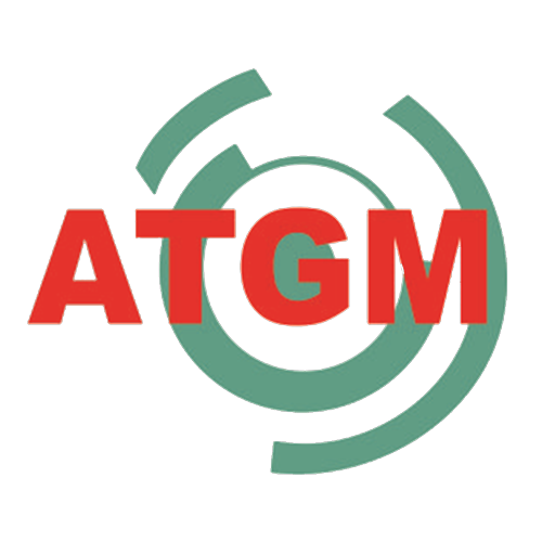Logotipo da empresa ATGM MAQUINAS