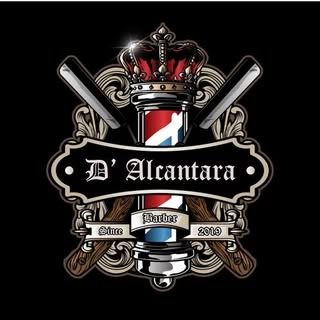 Logotipo da empresa D'ALCANTARA BARBEARIA