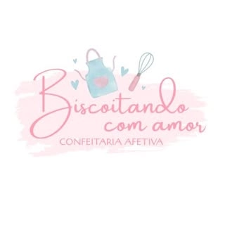 Logotipo da empresa BISCOITANDO COM AMOR