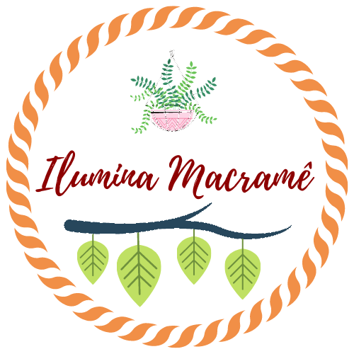 Logotipo da empresa ILUMINA MACRAME
