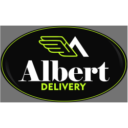 Logotipo da empresa ALBERT DELIVERY