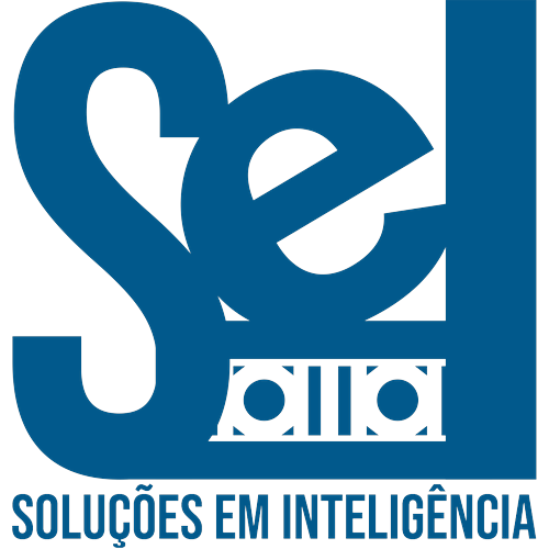 Logotipo da empresa SEI, SOLUCOES EM INTELIGENCIA