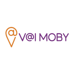 Logotipo da empresa V@I MOBY