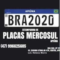 Logotipo da empresa APIUNA PLACAS MERCOSUL