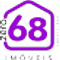 Logotipo da empresa ZERO68 IMOVEIS
