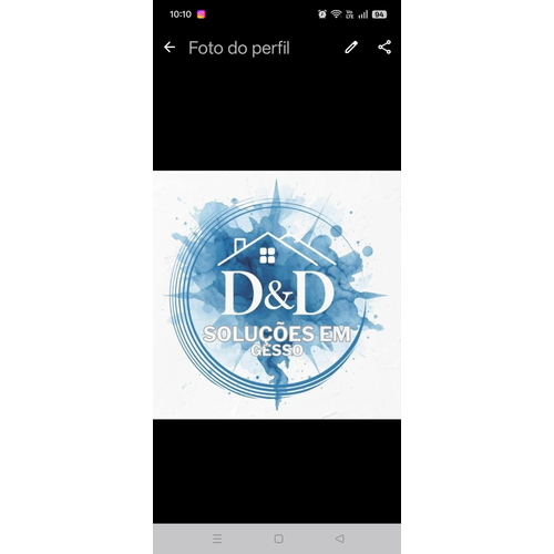 Logotipo da empresa D&D GESSO ACARTONADO