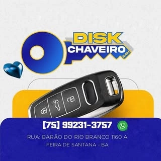 Logotipo da empresa DISK CHAVEIRO 24H FSA
