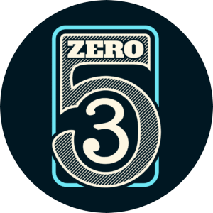 Logotipo da empresa ZERO 5 TRES