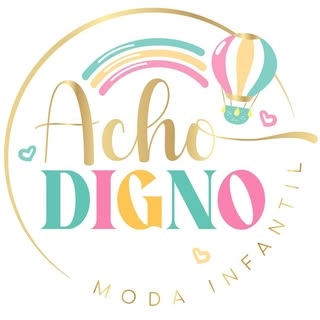 Logotipo da empresa ACHO DIGNO MODA INFANTIL