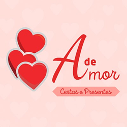 Logotipo da empresa A DE AMOR - CESTAS E PRESENTES