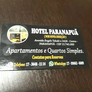 Logotipo da empresa HOTEL PARANAPUA