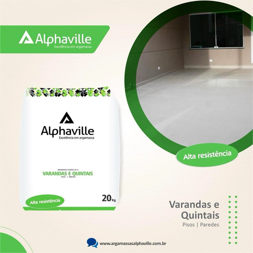 Logotipo da empresa ARGAMASSAS ALPHAVILLE