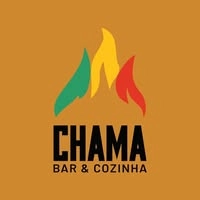 Logotipo da empresa CHAMA, COZINHA E BAR