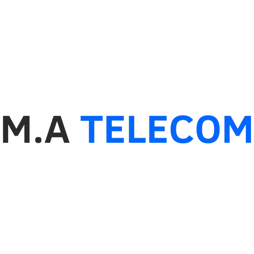 Logotipo da empresa M.A TELECOM
