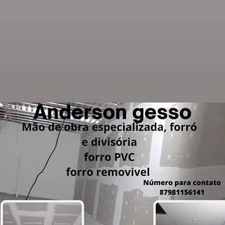 Logotipo da empresa ANDERSON GESSO