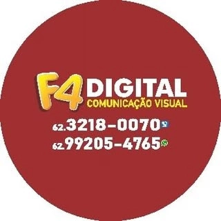 Logotipo da empresa F4 DIGITAL COMUNICACAO VISUAL