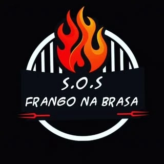 Logotipo da empresa S.O.S FRANGO NA BRASA