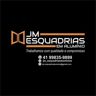 Logotipo da empresa J M ESQUADRIAS