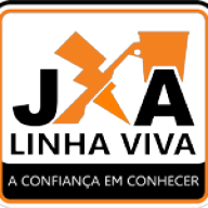 Logotipo da empresa J.A. LINHA VIVA