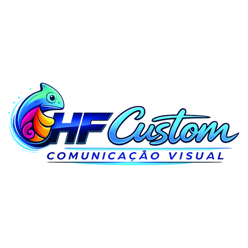 Logotipo da empresa HF CUSTOM COPIAS E COMUNICACAO VISUAL