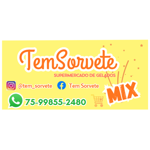 Logotipo da empresa TEM SORVETE