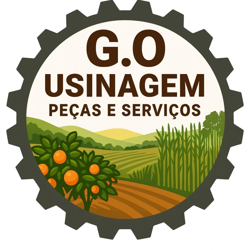 Logotipo da empresa G.O USINAGEM PECAS E SERVICOS