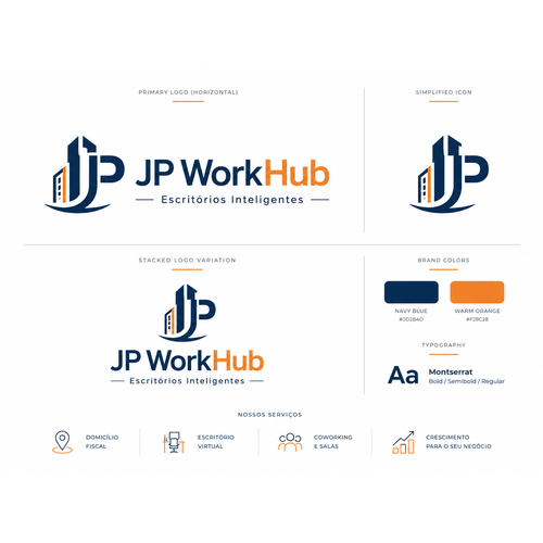 Logotipo da empresa JP WORK HUB
