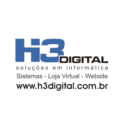 Logotipo da empresa H3 DIGITAL
