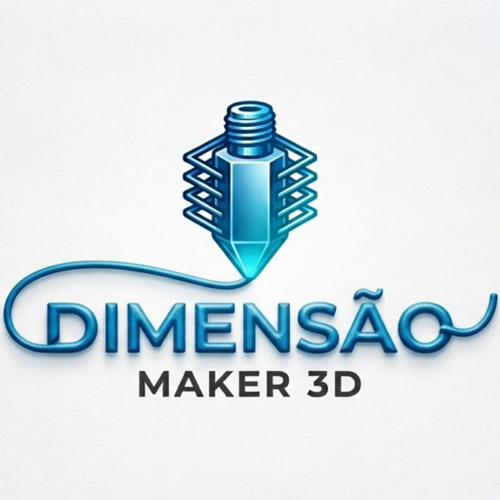Logotipo da empresa DIMENSAO MAKER 3D