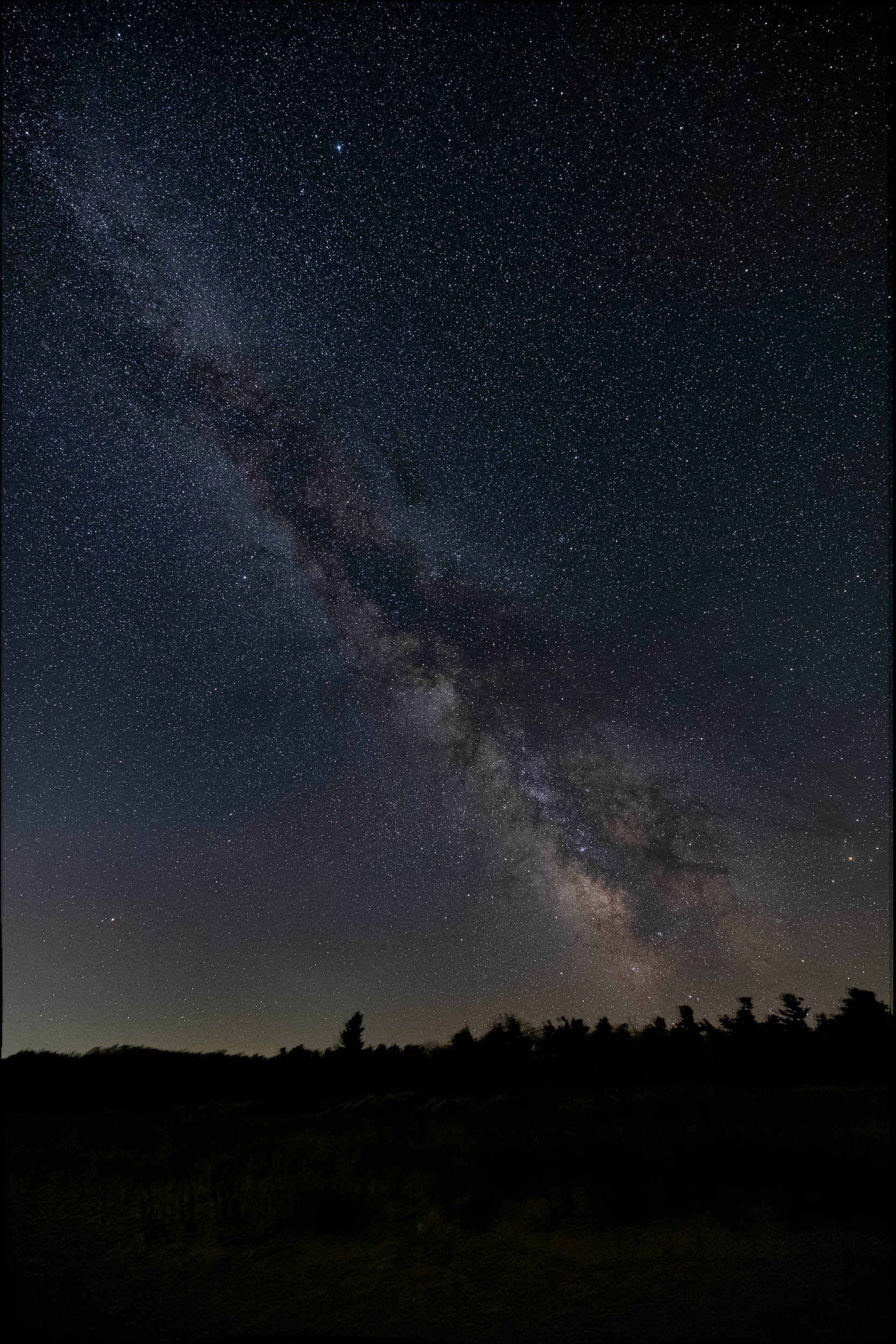 The Milky Way arcing across the night sky