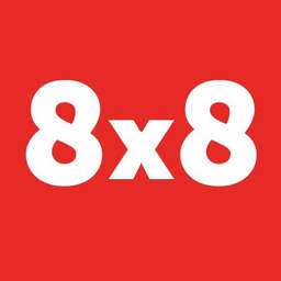 Logo of the company 8x8