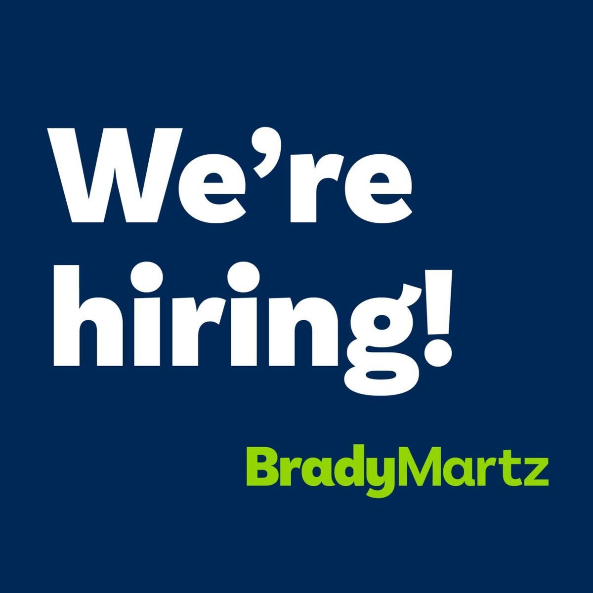 Brady Martz - Current Openings logo