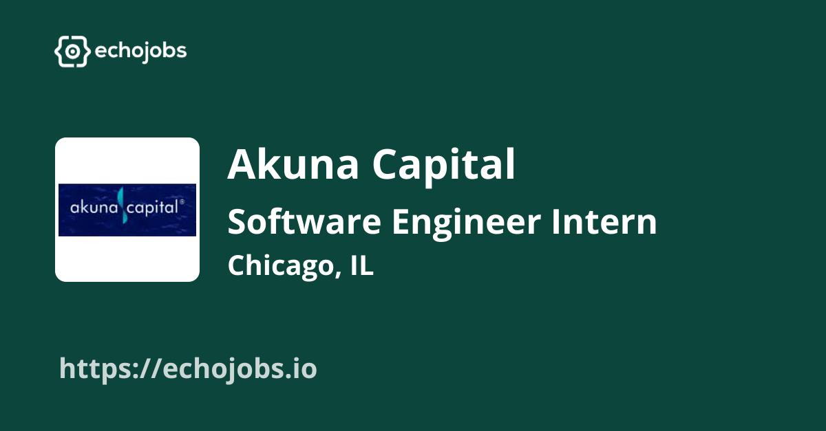 Software Engineer Intern Data Engineering, Summer 2024 at Akuna Capital