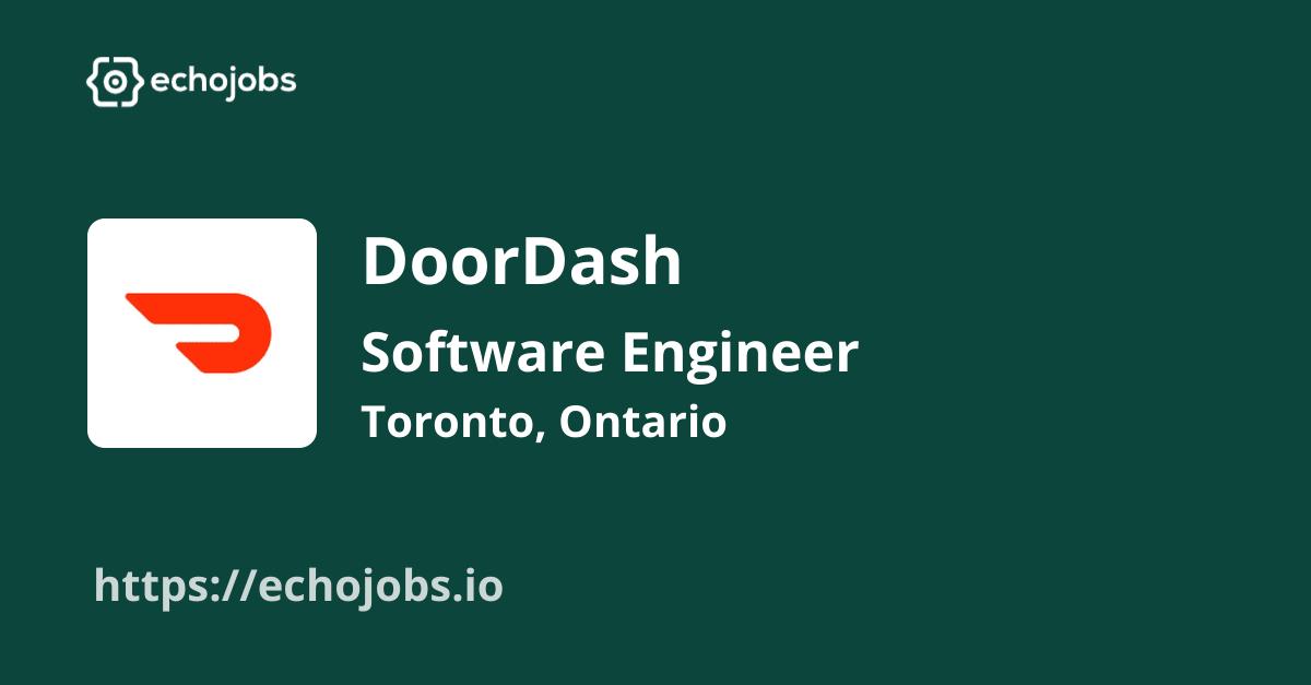 Software Engineer, Intern Toronto (Summer 2024) at DoorDash