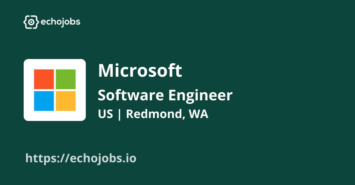 Software Engineer at Microsoft
