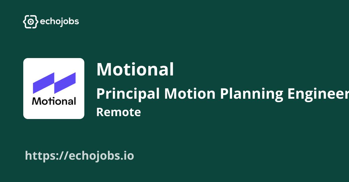 Principal Motion Planning Engineer (Remote) at Motional